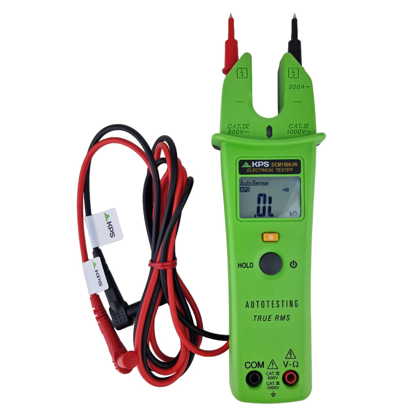 Digital clamp meter with open jaw KPS-DCM1500JW