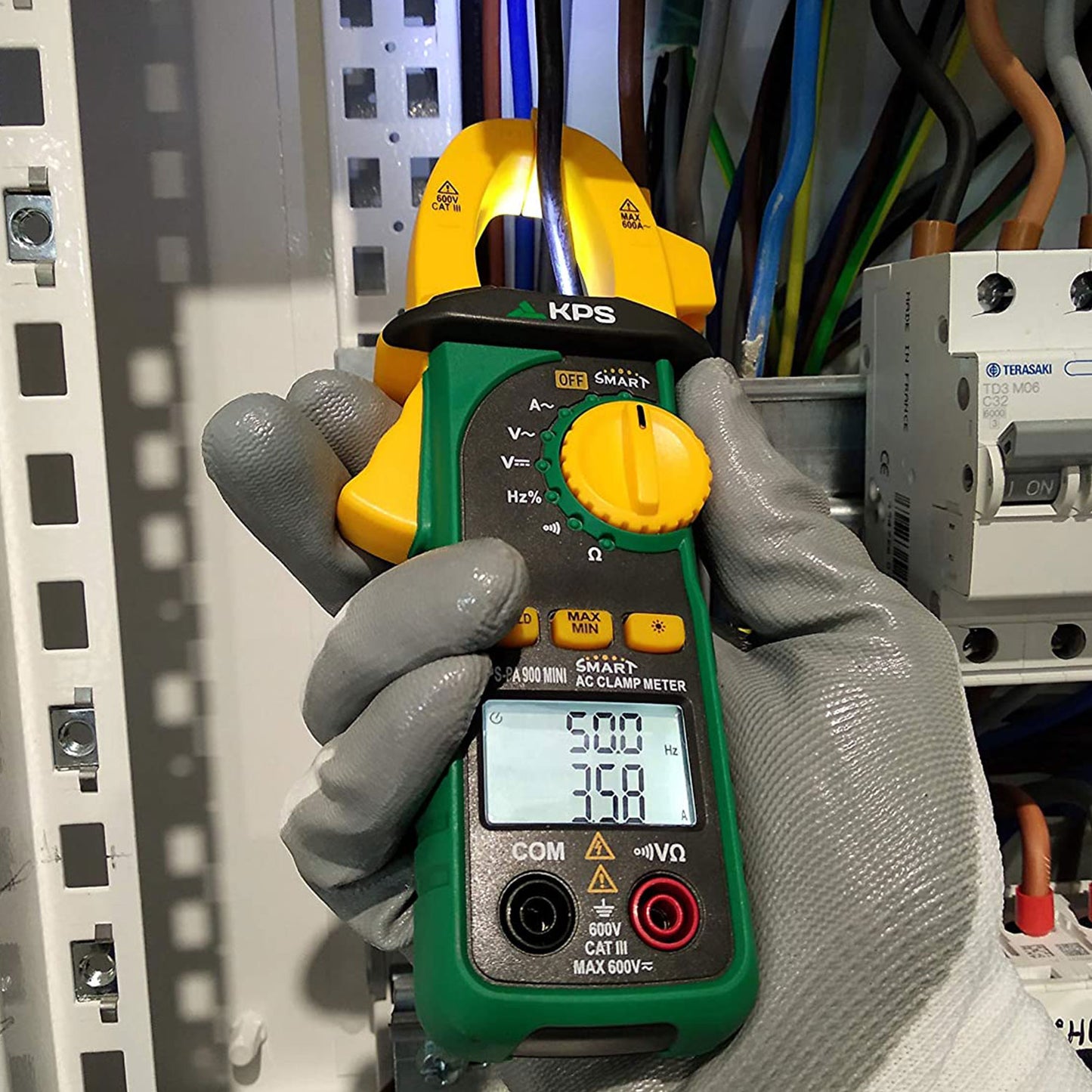 Minipinza amperimétrica digital KPS-PA900 MINI