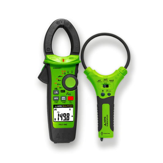 Kit Solar Pinza amperimétrica DCM8500PV con Accesorio Flexible DCM3010FLEX