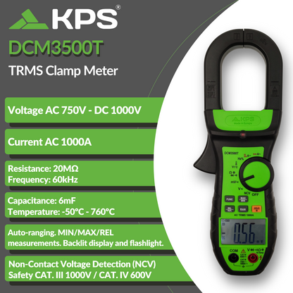 SAFETYCHECK FAST - KIT FASTCHECK3010 con Pinza Amperimétrica DCM3500T