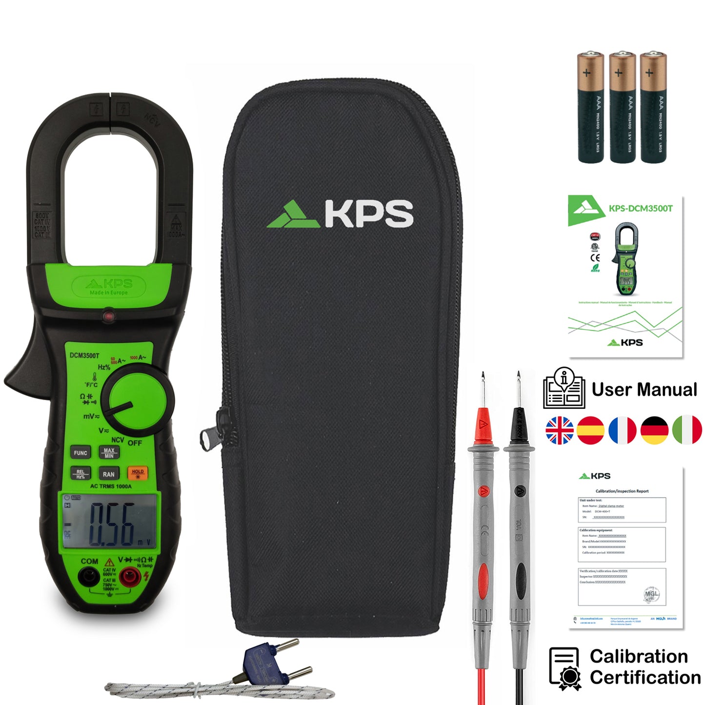 SAFETYCHECK FAST - KIT FASTCHECK3010 con Pinza Amperimétrica DCM3500T