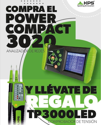 Analizador de redes POWERCOMPACT3020