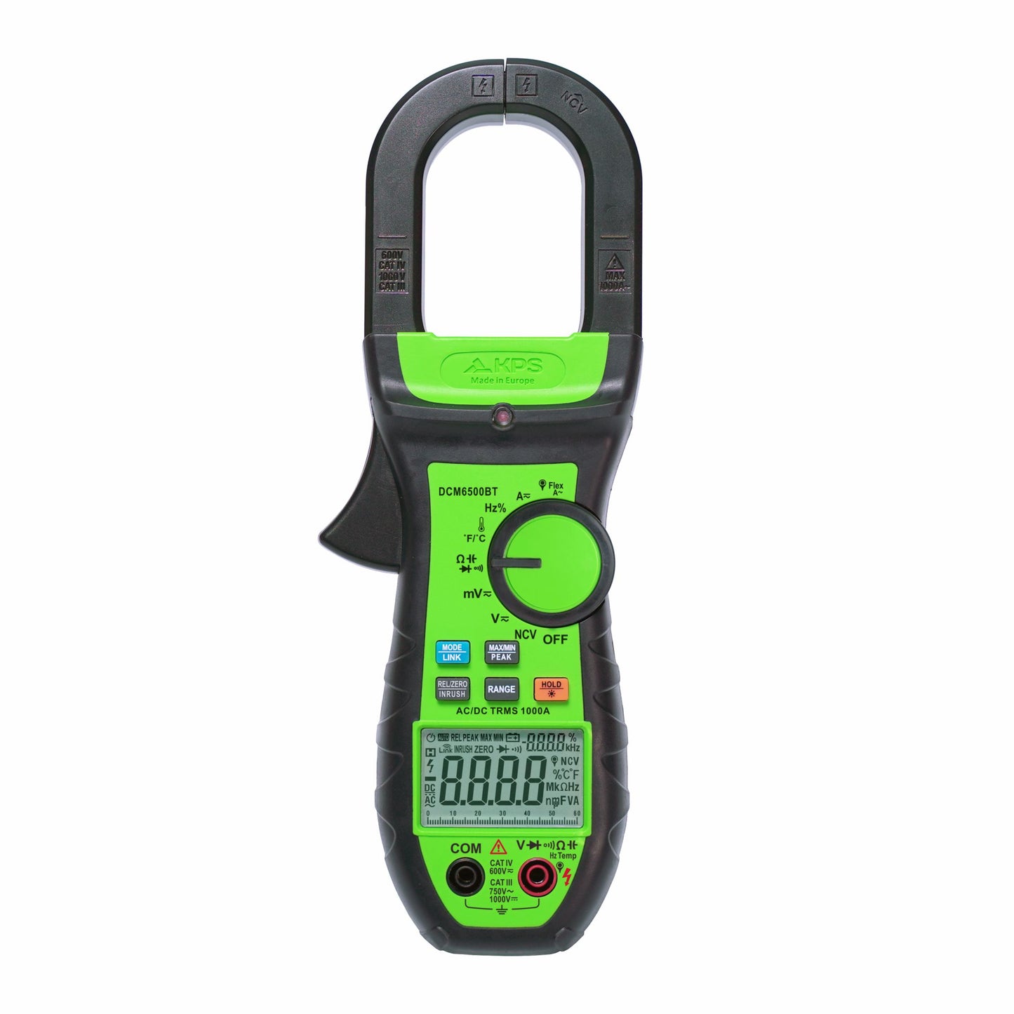 DCM6500BT - Pinza amperimétrica TRMS 1000A AC/DC con conectividad Bluetooth