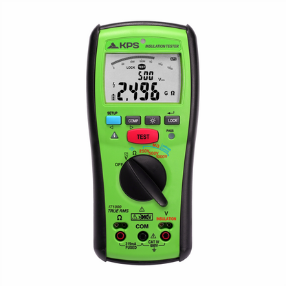 Testeur d'isolement IT1000 jusqu'à 1 kV et multimètre TRMS