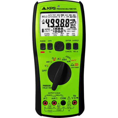 PM9500. Multímetro TRMS & Calibrador de procesos
