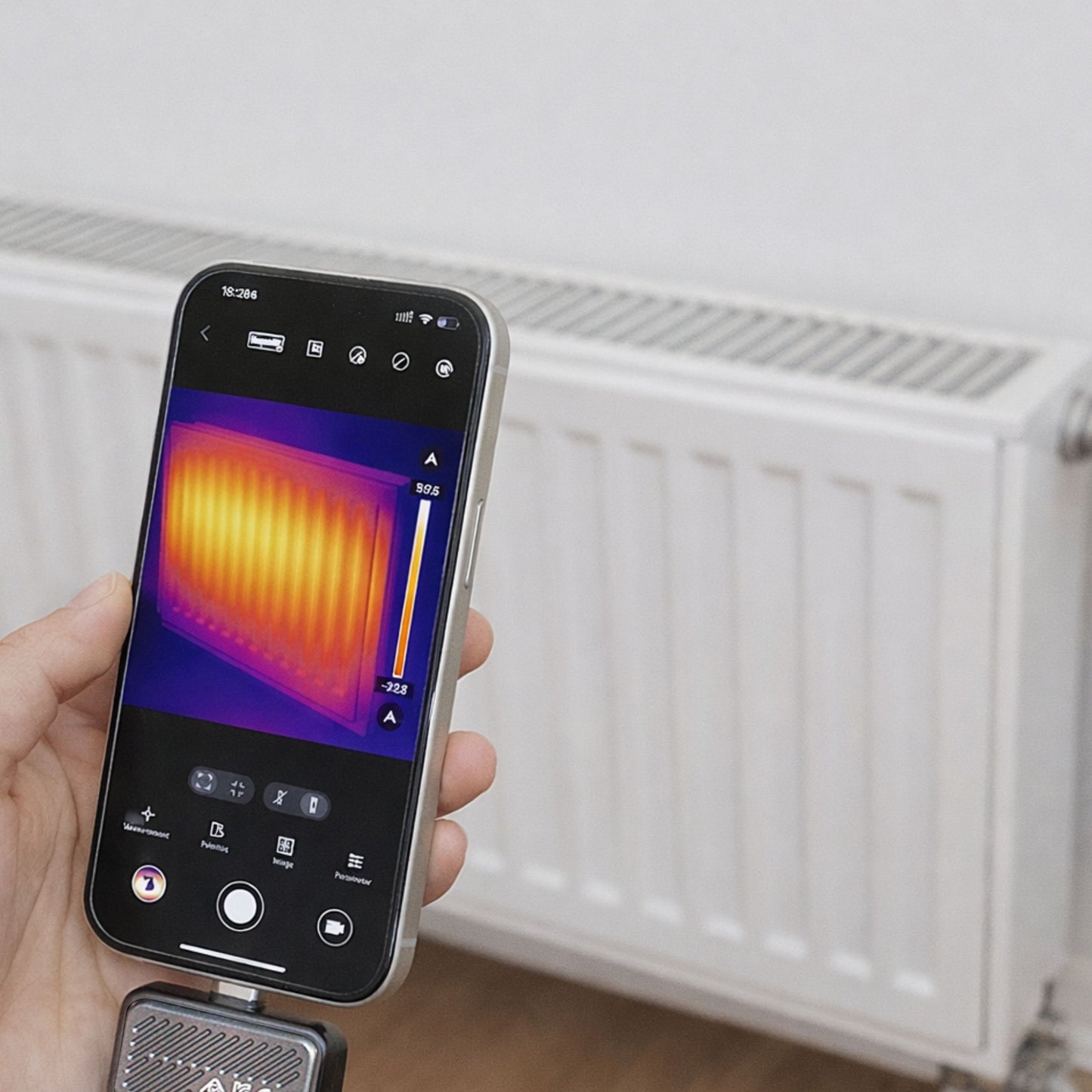 Cámara termográfica mini para instaladores eléctricos 