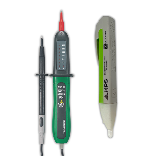 DT200+DT10: Kit Comprobadores de Tensión Polaridad CC+CA Sin Contacto