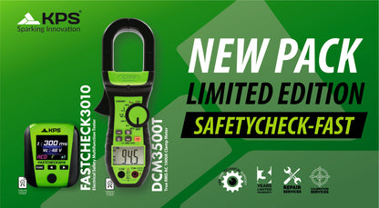 SAFETYCHECK FAST - KIT FASTCHECK3010 con Pinza Amperimétrica DCM3500T